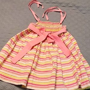 Anavini smocked tie dress